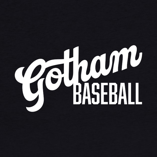 Gotham Baseball by Throwzack